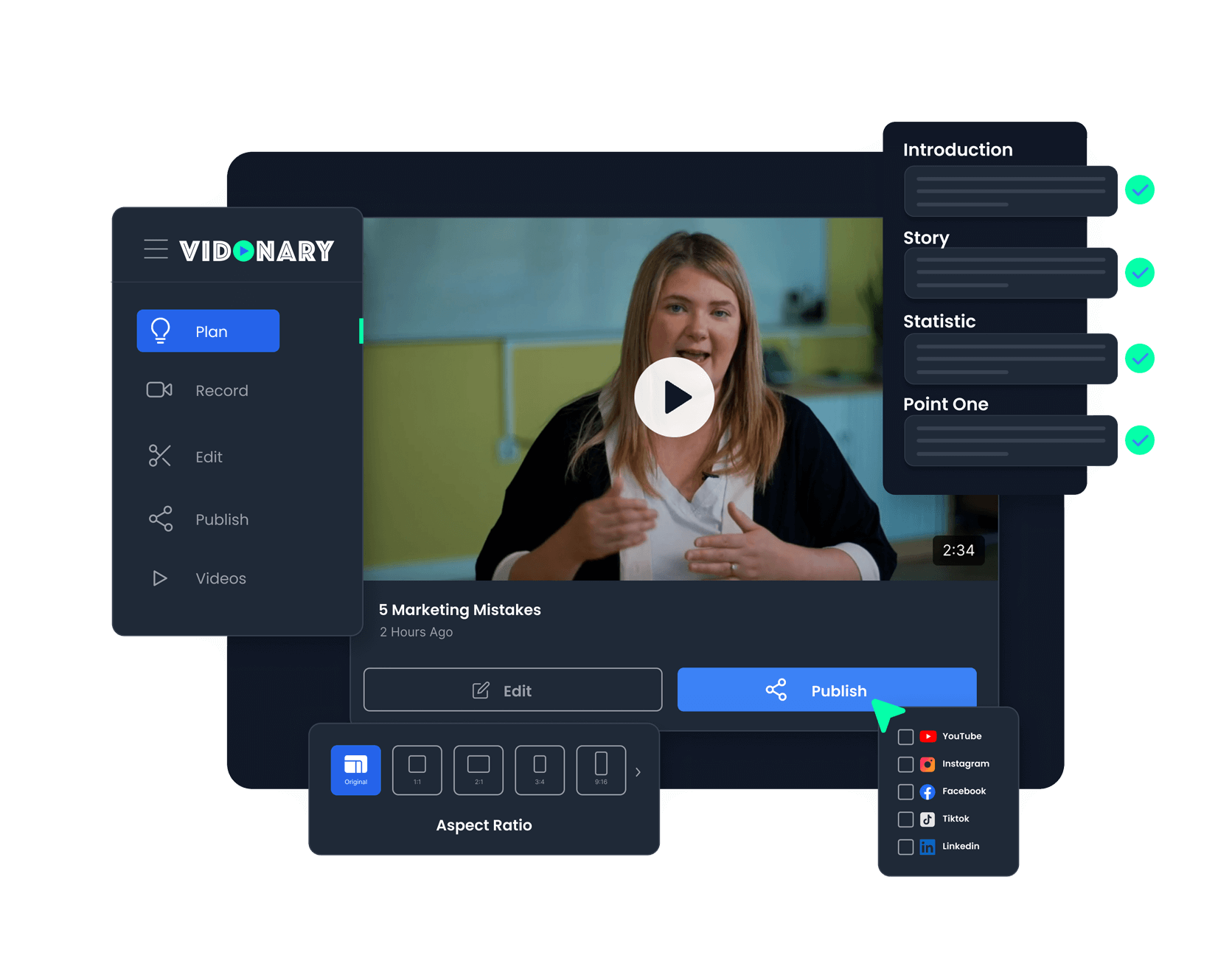 Vidonary AI App