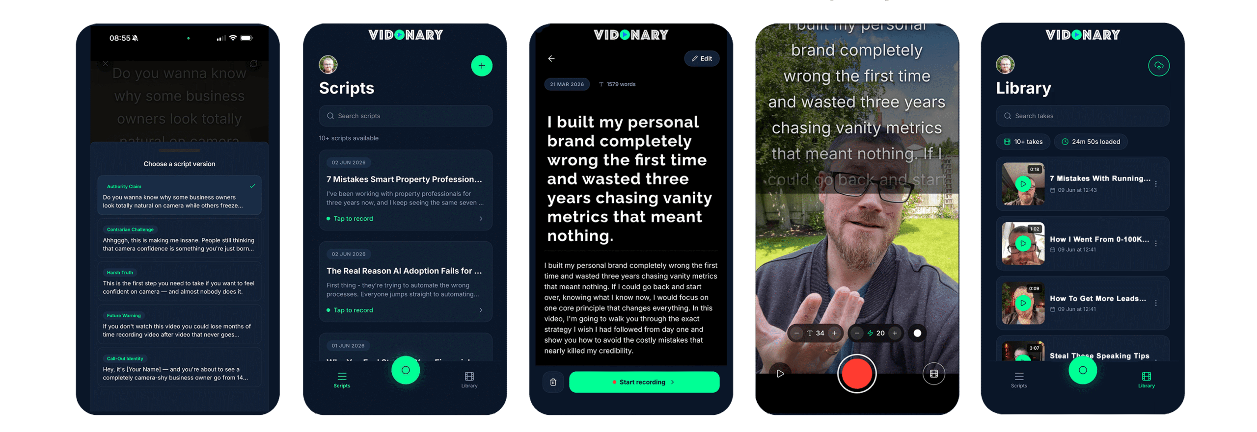 Vidonary iPhone App